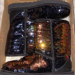 Sequin UGG boots